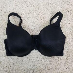 Cacique Black Full Coverage Bra with Molded Cups